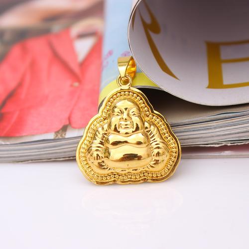 新款 仿黃金佛像吊墜 項(xiàng)墜 生產(chǎn)廠家 量大從優(yōu) 飾品批發(fā)
